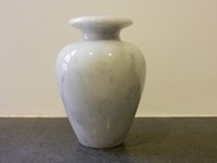 Handicraft-Bianco Carrara Marble Vase-Berlin - Made in Italy